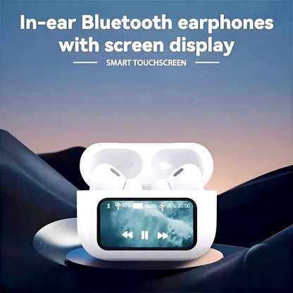 A9 Pro High Quality Sound, ENC Noise Reduction Wireless AirPods With Smart Touch Screen Control - wardrox